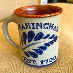 Framingham Signed Stoneware Left-Handed Coffee Mug